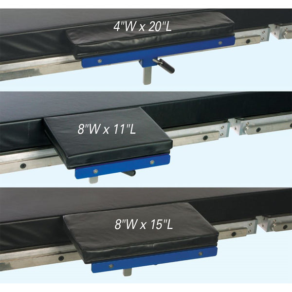 AliMed Table Width Extenders Bariatric Table Width Extender, 8"W x 15"L - 937305