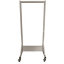 Alimed Phillips Safety Mobile Lead Glass Barriers Mobile Leaded Barrier, 72"W x 36"H Window, 2.0 mmPb - 937592