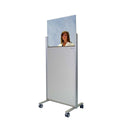 Biodex Clear-Lead Acrylic Mobile X-Ray Barriers Barrier, Clear-Lead, Reg. Window, 24"H x 30"W - 937627