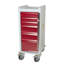 Harloff Narrow MRI Cart, Breakaway Lock 6-Drawer Narrow MRI Cart, Breakaway Lock, Yellow - 937718/NA/NA/YEL