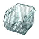Quantum Chrome Wire Louvered Panels and Mesh Stack and Hang Bins Wire Louvered Panel, 36"W x 30"H - 938026