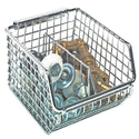 Quantum Chrome Wire Louvered Panels and Mesh Stack and Hang Bins Wire Louvered Panel, 36"W x 30"H - 938026
