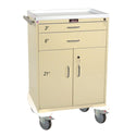 AliMed Quick-Ship 2-Drawer Procedure Cart with Cabinet 2-Drawer Procedure Cart, Beige, QUICK SHIP - 938092