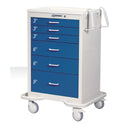 AliMed Quick-Ship 6-Drawer Anesthesia Cart 6-Drawer Anesthesia Cart, Quick Ship - 938093
