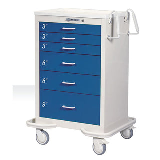 AliMed Quick-Ship 6-Drawer Anesthesia Cart 6-Drawer Anesthesia Cart, Quick Ship - 938093