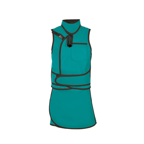 UltraFlex Support Lead-Free Vest and Skirt Apron Lead-Free Vest and Skirt Apron, Female, Blue, Large - 938199/BLU/LG
