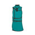 UltraFlex Support Lead-Free Vest and Skirt Apron Lead-Free Vest and Skirt Apron, Female, Blue, Medium - 938199/BLU/MED