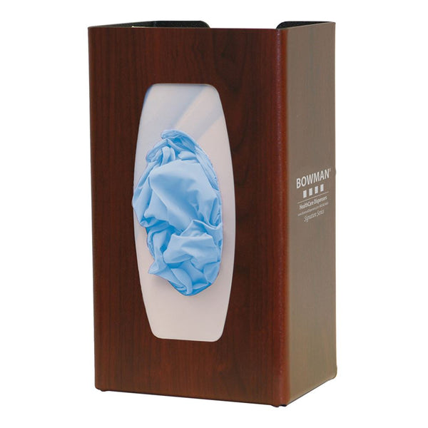 Bowman Signature Series Fauxwood Glove Dispensers Double Glove Dispenser, Cherry - 938172/NA/NA/CHR
