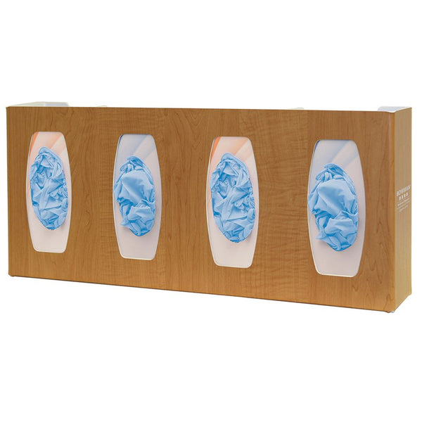 Bowman Signature Series Fauxwood Glove Dispensers Double Glove Dispenser, Cherry - 938172/NA/NA/CHR
