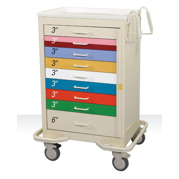 AliMed Standard Series Pediatric Emergency Cart Standard Pediatric Emergency Cart - 938341