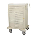 AliMed Standard Series 9-Drawer Emergency Cart Standard 9-Drawer ER Cart, Solid Beige - 938380/BEI/SO