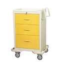 AliMed Standard Series 3-Drawer Isolation Cart, Key Lock Standard 3-Drawer Isolation Cart, Key Lock, Two-Tone Beige - 938393/BEI/TT