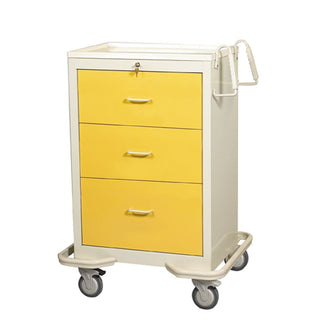 AliMed Standard Series 3-Drawer Isolation Cart, Proximity Lock Standard 3-Drawer Isolation Cart, Proximity Lock, Solid Beige - 939343/BEIGE/SOLID
