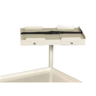 AliMed Cart Accessory, Defibrillator Shelves Corner Defibrillator Shelf, Select Series - 938428