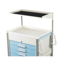 AliMed Cart Accessory, Shelving Units One Deep, One Narrow Shelf, Select Series - 938431
