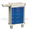 AliMed Select Series 6-Drawer Cart, Key Lock, 30" Drawer Space Select 6-Drawer Cart, Key Lock, Solid Beige - 938454/BEI/SO