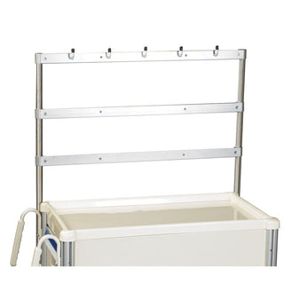 AliMed Cart Accessory, Trellis System with Hooks Trellis, 3-Tier w/Hooks, Wide Series - 938538