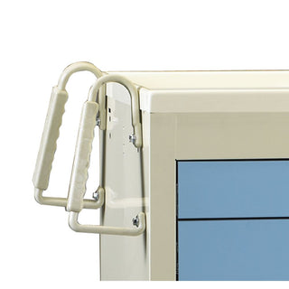 AliMed Cart Accessory, Twin Poly Push Handles Twin Poly Handles, Std./Mini/Wide - 938543