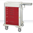 AliMed Select Series 6-Drawer Emergency Cart, 27" Drawer Space Select 6-Drawer ER Cart, Two-Tone Beige - 938562/BEI/TT