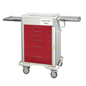 AliMed Select Series 6-Drawer Emergency Cart, 27" Drawer Space Select 6-Drawer ER Cart, Solid Yellow - 938562/YEL/SO