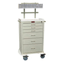 Harloff Mini24 6-Drawer Anesthesia Cart, Key Lock Mini24 6-Drawer Anesthesia Cart, Key Lock and Anesthesia Pkg, Red - 938724/RED/NA