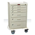 Harloff Mini24 6-Drawer Anesthesia Cart, Proximity Lock Mini24 6-Drawer Anesthesia Cart, Proximity Lock, Navy - 938727/NVY/NA