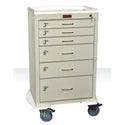 Harloff Mini24 6-Drawer Anesthesia Cart, Key Lock Mini24 6-Drawer Anesthesia Cart, Key Lock and Anesthesia Pkg, Light Blue - 938724/LBLU/NA