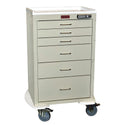 Harloff Mini24 6-Drawer Anesthesia Cart, Push-Button Lock Mini24 6-Drawer Anesthesia Cart, Push-Button Lock, Beige - 938731/BEI/NA