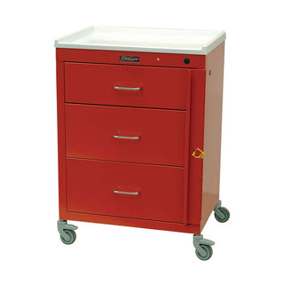 Harloff Mini24 3-Drawer Basic Emergency Cart Mini24 3-Drawer Basic ER Cart, Beige - 938779/BEI/NA