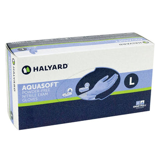 Halyard Aquasoft Nitrile Exam Gloves Aquasoft Nitrile Exam Gloves, X-Small, 300 per box, 10 bx/cs - 938853/NA/NA/XS