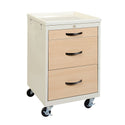 AliMed Mini Series 3-Drawer Wood-Look Cart Mini 3-Drawer Wood-Look Cart, Pine - 938863/LGT/TT