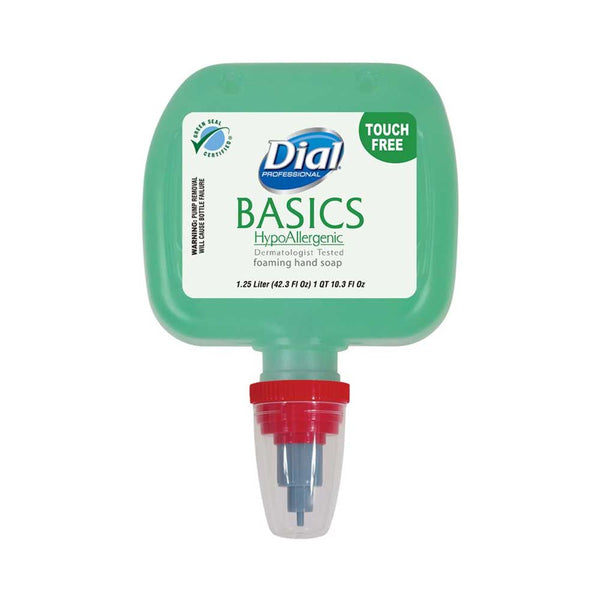 Dial Professional DUO Soap Dispensers and Refills Dial Duo Touch-Free Dispenser, Pearl White, 3/cs - 938871
