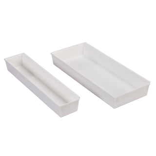 AliMed Cart Accessory, Non-Expandable Tray Non-Expandable Tray, White, 15" x 6" x 2" - 939330