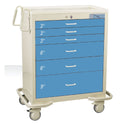 AliMed Wide Series 6-Drawer Cart, Key Lock Wide 6-Drawer Cart, Key Lock, Two-Tone Beige - 939332/BEIGE/TT