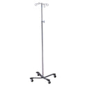 Brewer Standard-Duty IV Poles Standard-Duty IV Pole, 22" Epoxy-Coated, 2 Hooks - 95-409