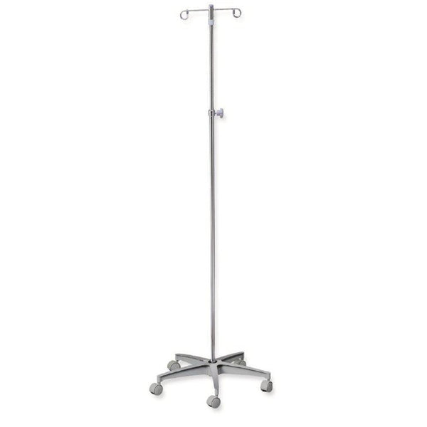 Brewer Standard-Duty IV Poles Standard-Duty IV Pole, 25" Cast Aluminum, 2 Hooks - 95-413
