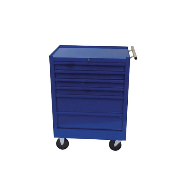 AliMed 6-Drawer Economy Treatment Cart with Push Handle Economy Treatment Cart, 6-Drawer with Push Handle, Red - 960632