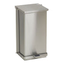Step-On Waste Can Step-On Waste Can, Stain. Steel, 16 qt./4 gal - 960336