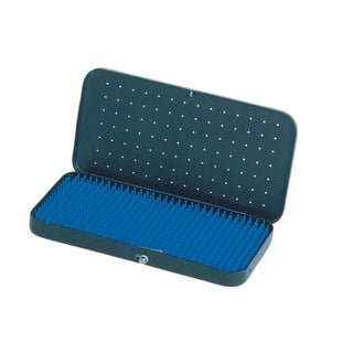Alimed Lidded Micro Sterilization Case Lidded Micro Case, 4"W x 8"L x 5/8"H - 960356