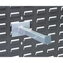Quantum Solid Louvered Panel Accessories Slanted Shelf, 36"W x 18"D - 960629