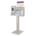 Bowman Cover Your Cough Compliance Kit, Stand, Sanitizer Disp., Lock, Horiz. Sign CYC Compliance Kit, Stand, Sanitizer Disp., Horiz. Sign, Maple - 960644