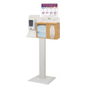 Bowman Cover Your Cough Compliance Kit, Stand, Sanitizer Disp., Lock, Horiz. Sign CYC Compliance Kit, Stand, Sanitizer Disp., Horiz. Sign, Cherry - 960645