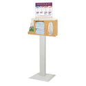 Alimed Bowman Cover Your Cough Compliance Kit, Stand, Hand Sanitizer Holder, Horizontal Sign CYC Compliance Kit, Stand, Hand Sanitizer Holder, Horizontal Sign, Beige - 938883