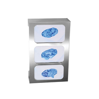 Bowman Triple Glove Box Dispenser, Stainless Steel, w/Dividers Triple Glove Box Dispenser, Stainless Steel - 960700