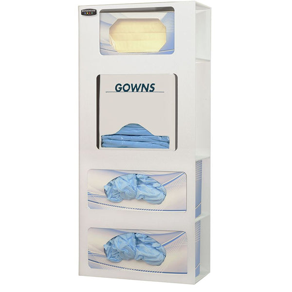 Bowman Protection System, Compact, Dual Glove, Single Gown Protection System, Compact, Dual Glove, Single Glove, White - 960706