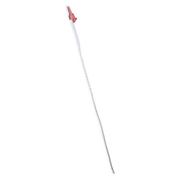 Alimed Depth Marked Suction Catheters Catheter only Straight Pack, 14-Fr Whistle Tip, Red Poly, cs/100 - 980064