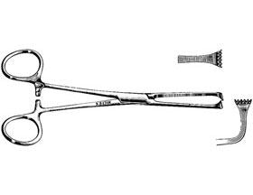Alimed Allis Tissue Forceps Allis Tissue Forceps, 10", 5x6 Teeth, Straight, Economy - 98FCP2-15