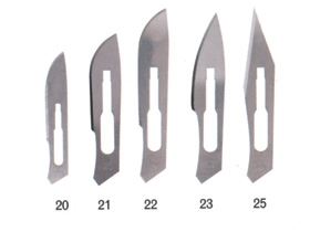 Miltex Carbon Steel Blades Carbon Steel Blade, No. 25, Miltex 4-125 - 98KNM1-22