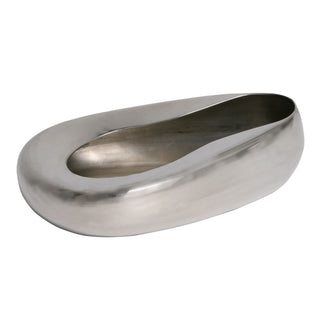 Alimed Conventional Bed Pan Bed Pan, Adult, Stainless Steel - 98PPC1-1
