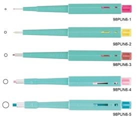 Miltex Disposable Biopsy Punches with Plunger System Miltex Disposable Biopsy Punches, 1.0mm, 25/bx - 98PUN6-1